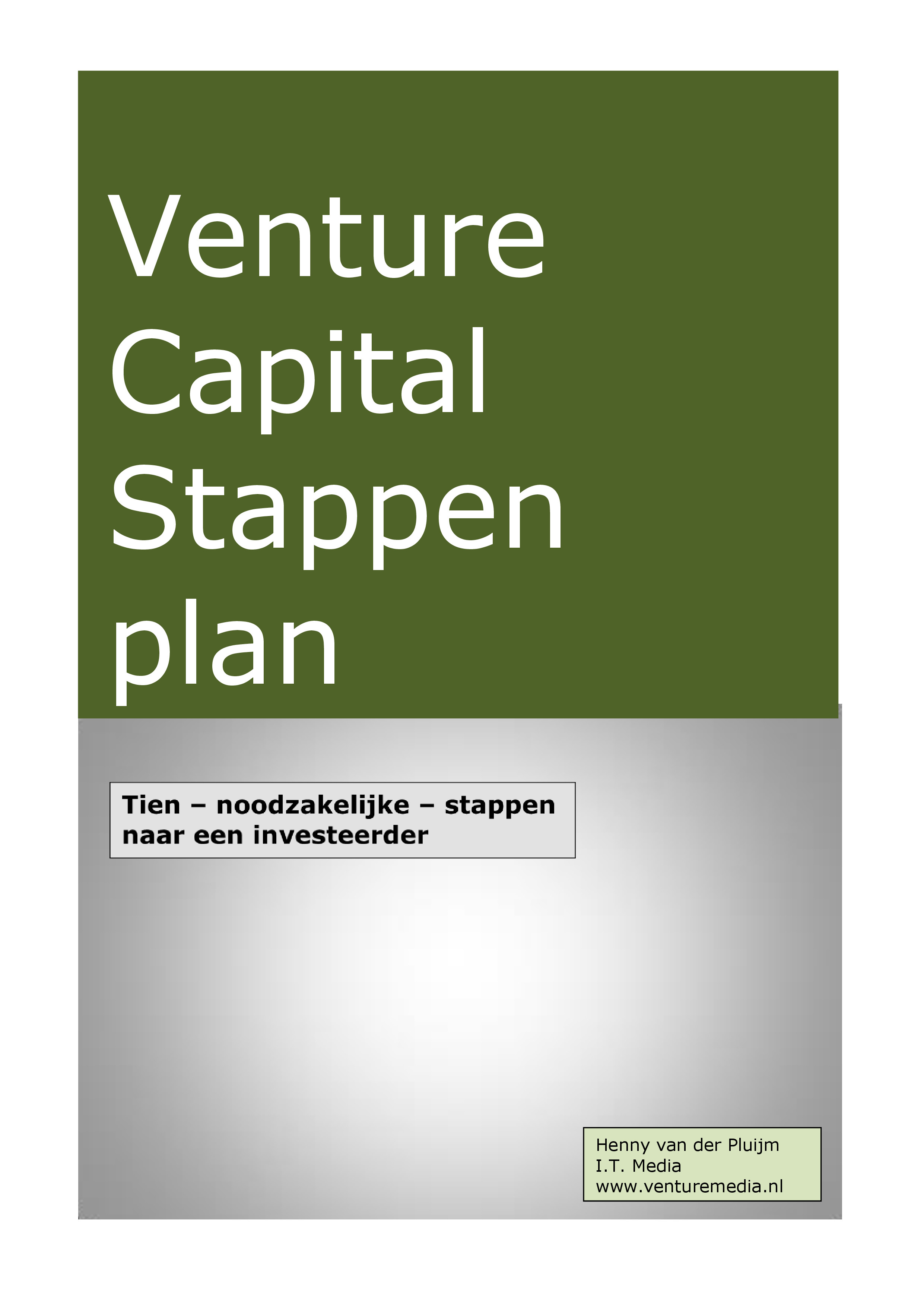 Venture Capital Stappenplan